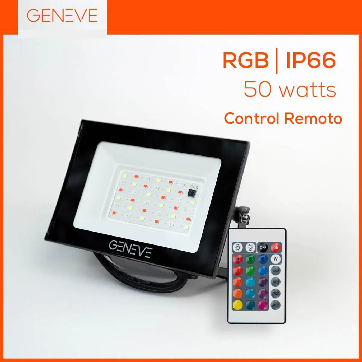 Artef proy LEDs 50W BLF RGB IP65