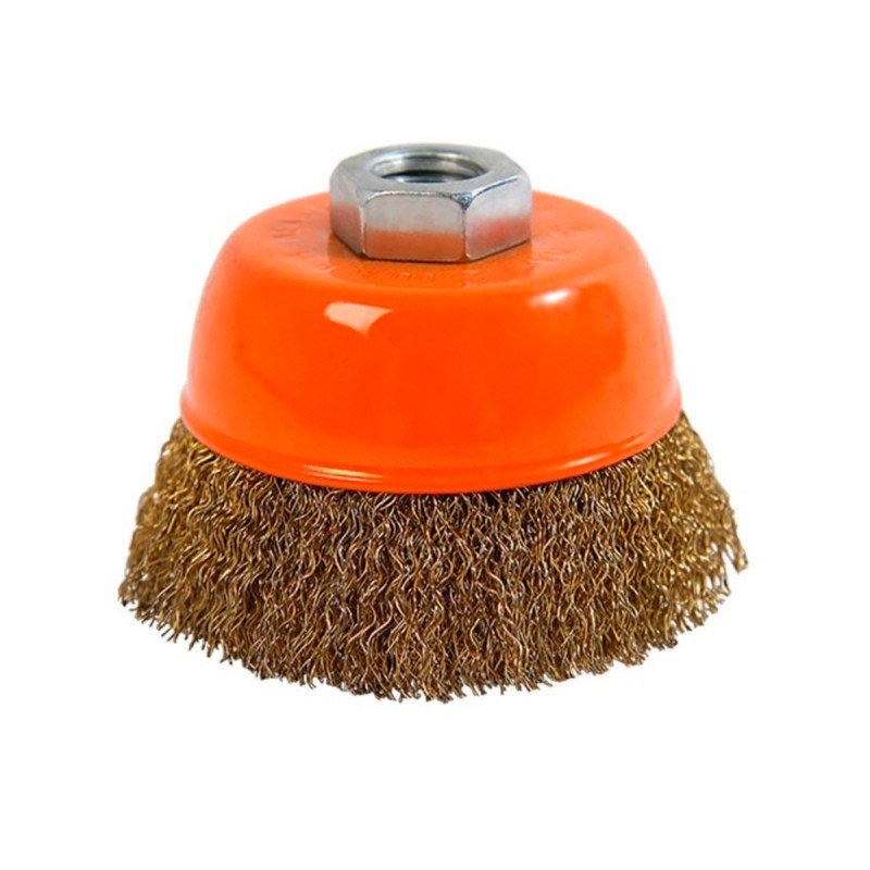 Cepillo circ 100mmD copa rizado