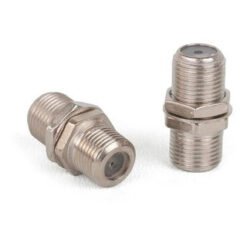 Ficha TV 75ohms Hemb "F" doble