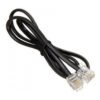 Cable armado TE linea 1M+1M RJ11 4p 2M NEG