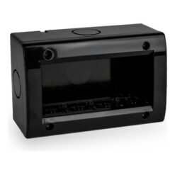 Caja portamod ext 4mod IP40 BLACK Sigma