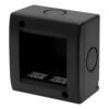 Caja portamod ext 2mod IP40 BLACK Sigma