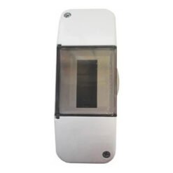 Caja TM Din 2 b ext PVC GRI c-tapa