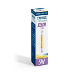 Lampara LEDs 8,0W BLC 220V COB 78mmL Rx7s