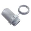 Conector luz M 25mm PVC C/tuerca
