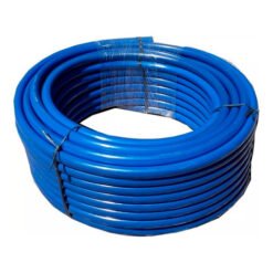 Caño luz PVC liso flex 3/4" AZU pesado K6