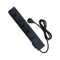 Prolonga 1,5M 5T + 2 USB multinor c-TM NEG