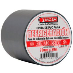 Cinta aisl p/REFRIGERACION c/adhesivo GRIS