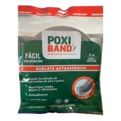 Burlete adhes D/Espesor 10,0x10mm GRI x 5M