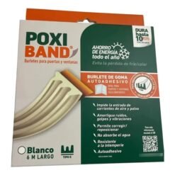 Burlete adhes Premium GOMA E BLA x 6M