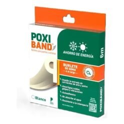 Burlete adhes Premium GOMA P BLA x 6M