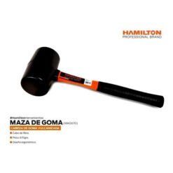 Maza de goma 670gr c/ FIBRA CORTO