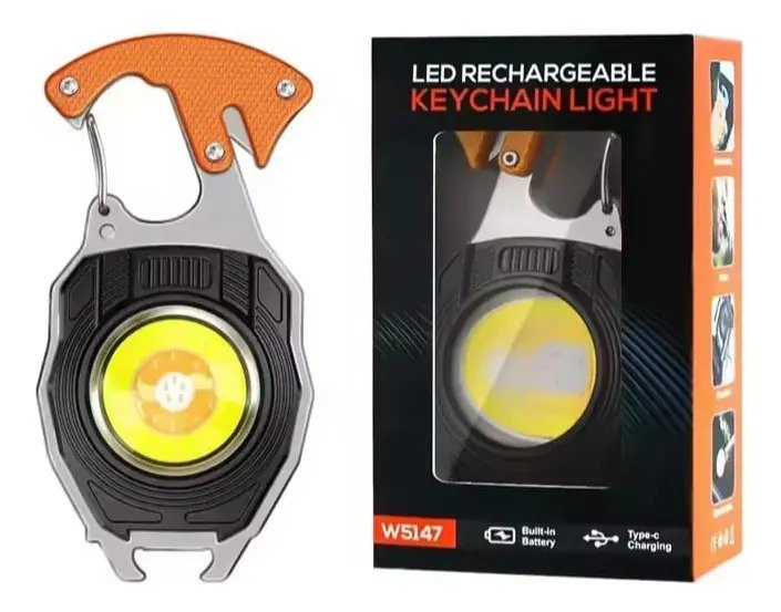 Linterna LED MULTIFUNCION 6 modos USB
